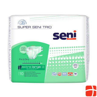 Super Seni Trio Incontinence Briefs XL 3rd Absorbency Closed S
