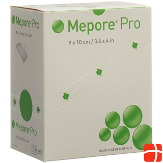 Mepore pro wound dressing 10x9cm wound pads 6x5cm sterile 40 pcs.