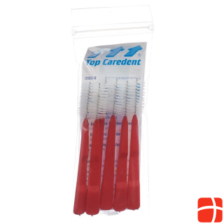 TOP CAREDENT IDBG-R Int brush handle red 6 pcs.