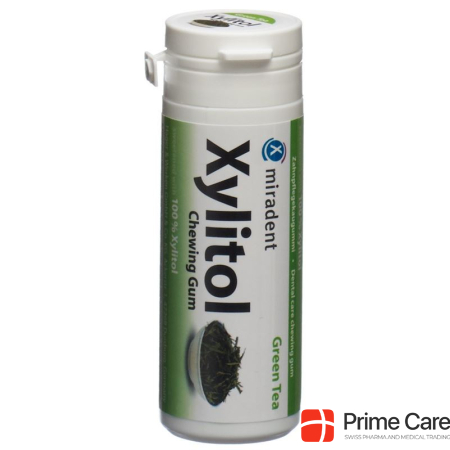Miradent Xylitol Chewing Gum Green Tea 30 pcs.