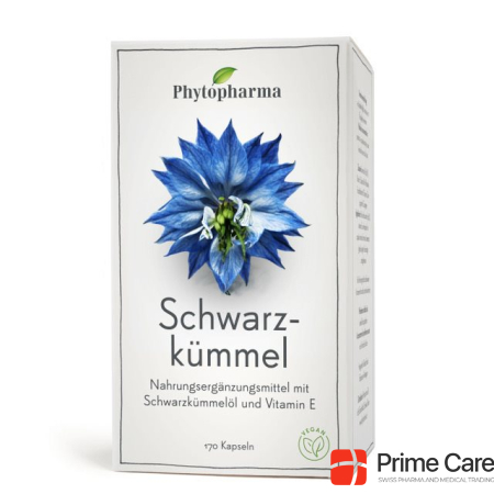 Phytopharma Schwarzkümmelöl Kaps 500 mg Ds 170 Stk