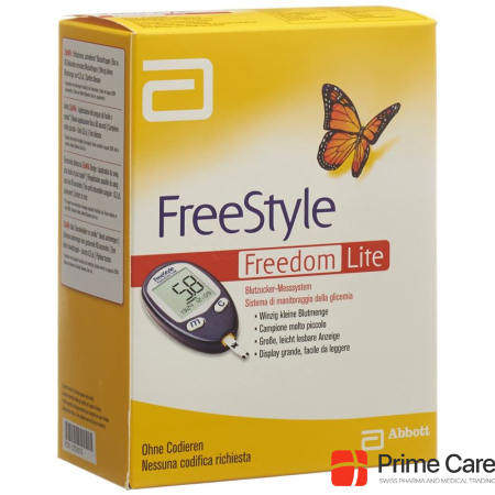 Комплект системы мониторинга глюкозы крови Abbott FreeStyle Freedom Lite