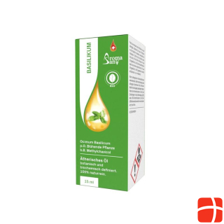 Aromasan basil eth/oil in box organic 15 ml