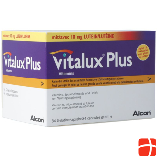 Vitalux Plus Caps Omega+Lutein 84 Capsules