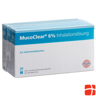 Pari MucoClear Inhal Solvent 6 % NaCl 60 Amp 4 ml