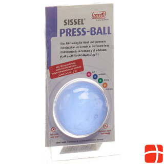 SISSEL Пресс-мяч средний синий