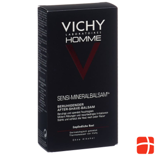 Vichy Homme Sensi Balm Ca успокаивает чувствительную кожу 75 мл