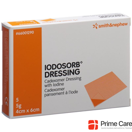 Iodosorb dressing 5 g 4x6cm 5 pcs.