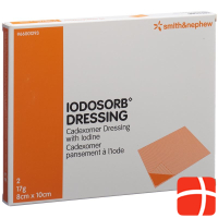 Iodosorb dressing 17 g 8x10cm 2 pcs