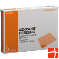 Iodosorb Dressing 10 g 6x8cm 5 Stk