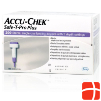 Accu-Chek Safe-T Pro Plus disposable lancing device 200 pcs.