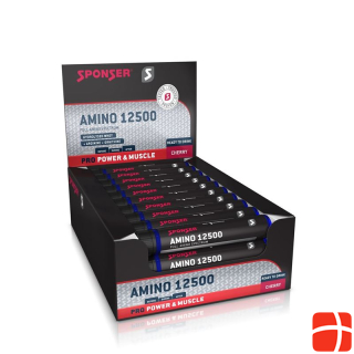 Sponser Display Amino 12500 Cherry 30 ampoules à 25ml