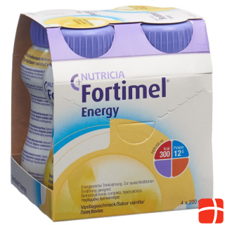 Fortimel Energy Vanille 4 Fl 200 ml