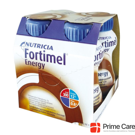 Fortimel Energy Schokolade 4 Fl 200 ml