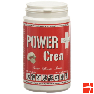 POWER CREA Kreatin Monohydrate Tabl 60 Stk