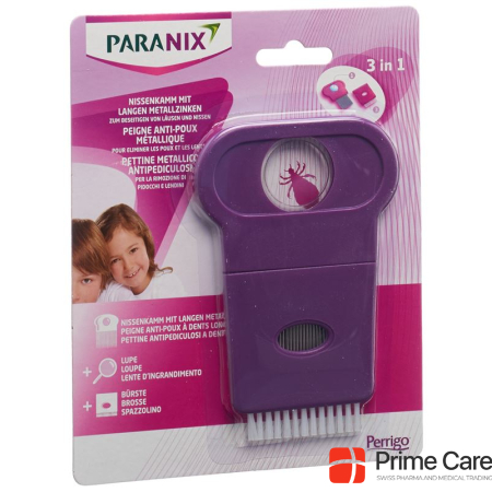 Paranix nit comb with long metal tines