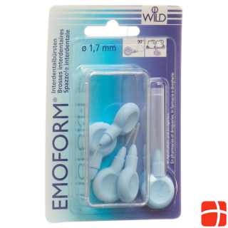 Emoform interdental brushes 1.7mm light blue 5pcs