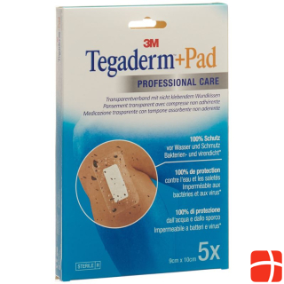 3M Tegaderm+Pad 9x10cm wound pad 4.5x6cm 5pcs