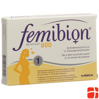 Femibion 800 Folic Acid Plus Metafolin Tabl 60 Stk