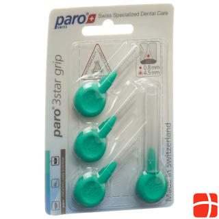 PARO 3STAR-GRIP 4.5mm medium green zylin 4 pcs.