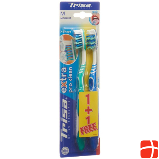 Trisa Toothbrush Extra Duo medium