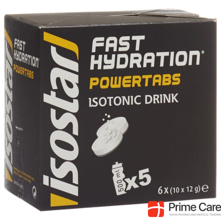Isostar Power Tabs Effervescent Tab Citron 6 x 10 Stk
