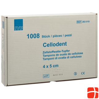 Cellodent Zellstoffwatte-Tupfer 4x5cm 12fach 1008 Stk