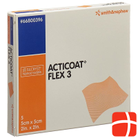 Acticoat Flex 3 Раневая повязка 5х5см 5 шт.