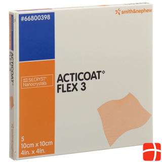 Acticoat Flex 3 wound dressing 10x10cm 5 pcs.