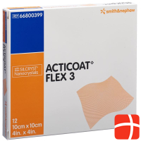 Acticoat Flex 3 wound dressing 10x10cm 12 pcs.
