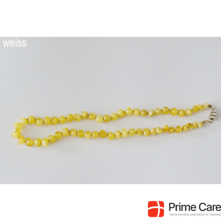 Amberstyle amber white 32cm with magnetic clasp