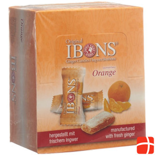 IBONS Имбирные конфеты Дисплей апельсин 12x60г