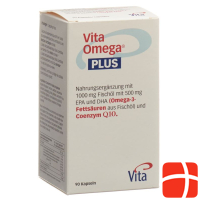 Vita Omega Plus Caps 1g fish oil 30mg Q10 90 pcs