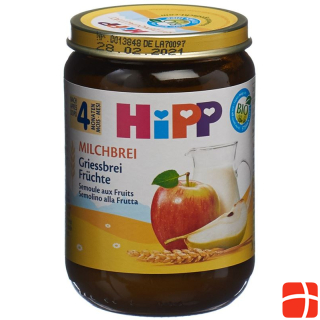 Hipp milk porridge semolina fruits 190 g