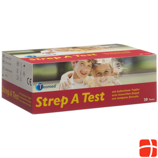 Strep A Test Teomed with flocked swab 20 pcs.