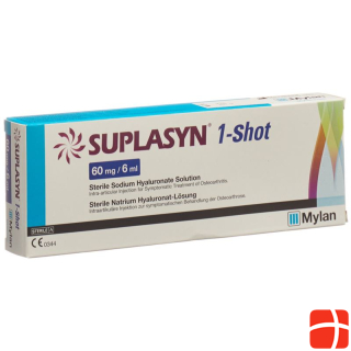 Suplasyn 1 shot Inj Lös 60 mg/6ml Fertspr