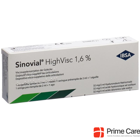 Sinovial HighVisc Inj Sol 1.6 % Fertspr 2 ml
