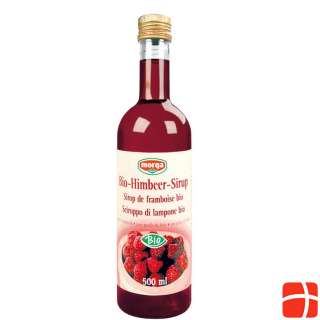 MORGA Raspberry syrup m fruit pulp organic act 500 ml