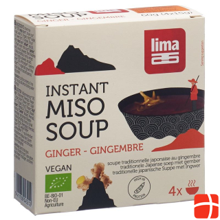Lima Miso Suppe Instant Ingwer 4 x 15 g