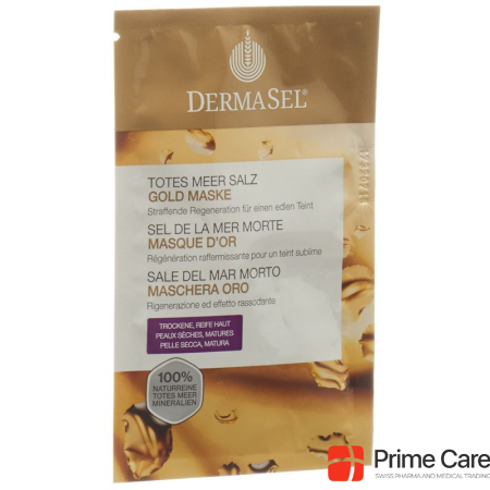 DermaSel Maske Gold deutsch/französisch/italienisch Btl 12 ml