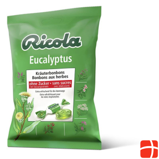 Ricola Eucalyptus Kräuterbonbons ohne Zucker Btl 125 g