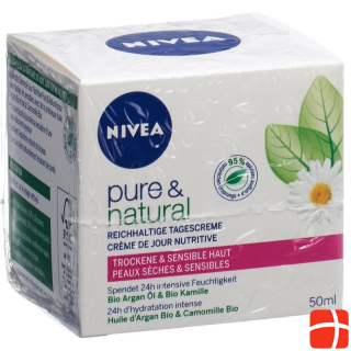 Nivea Pure&Natural Rich Day Cream 50 ml