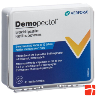 Demopectol bronchial pastilles new formula 40 pcs