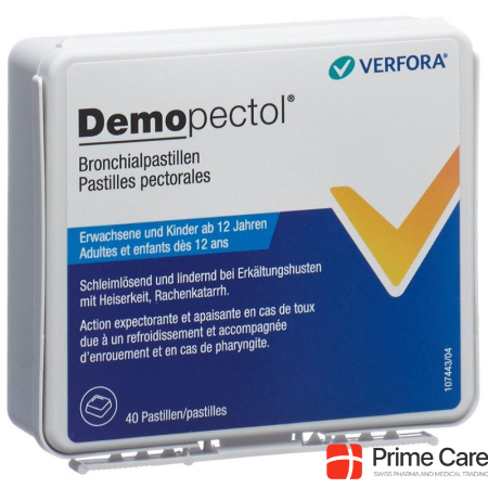 Demopectol bronchial pastilles new formula 40 pcs