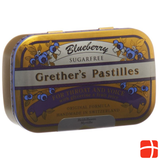 Grethers Blueberry Pastilles without sugar 110 g
