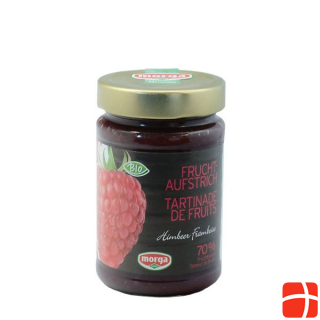 MORGA fruit spread 70% raspberry organic 350 g