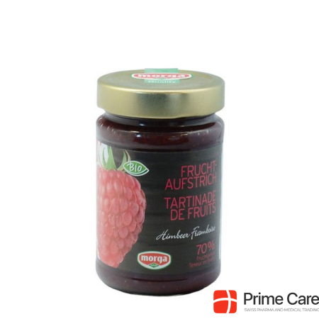MORGA fruit spread 70% raspberry organic 350 g