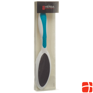 Herba double foot file coarse and fine 20cm soft touch blue