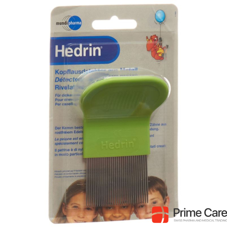 Hedrin metal head lice detector louse comb