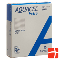 AQUACEL Extra Hydrofiber Bandage 5x5cm 10 pcs.
